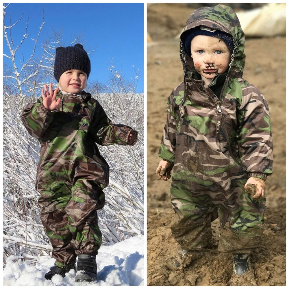 Kids Camouflage Snowsuit